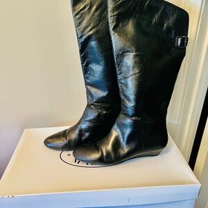 Steve Madden Black Over the Knee Boots